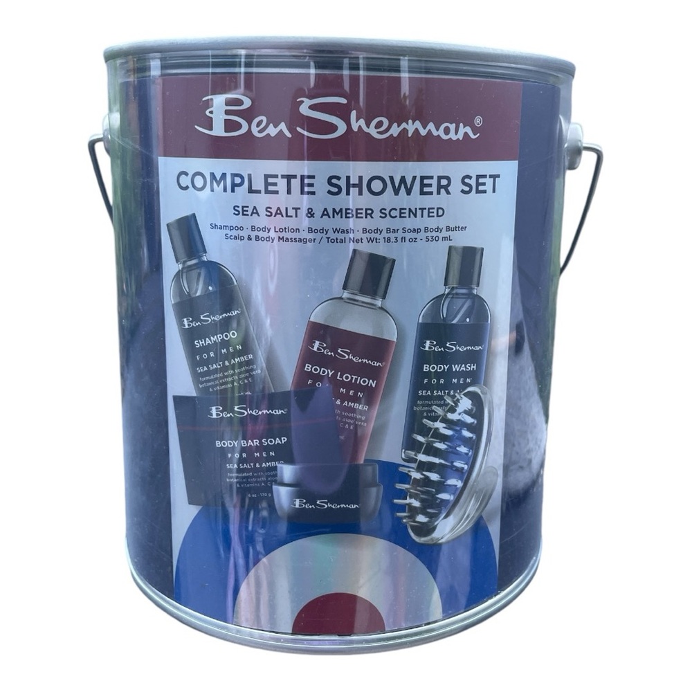 Mens Ben Sherman Sea Salt & Amber Complete Shower Gift Set